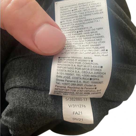 Athleta Gray Uptempo Long Sleeve Top Plus Size 2X Gym Workout Outdoor - Picture 7 of 10